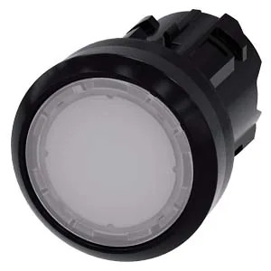 Pulsador luminoso 22 mm redondo de plástico