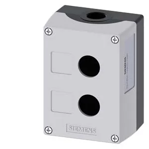 Caja para aparatos de mando 22 mm, 2 elementos