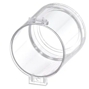 Tapa precintable para botón, alta, 22 mm