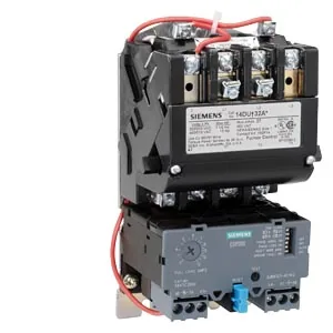 Arrancador de motor no reversible NEMA tamaño 1, trifásico