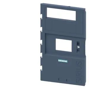 Tapa de resorte para arrancadores suaves SIRIUS 3RW52 con recorte para HMI
