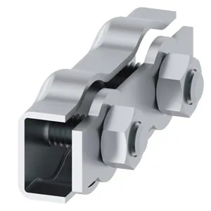 Mordaza dúplex 4 mm para interruptor de tirón por cable