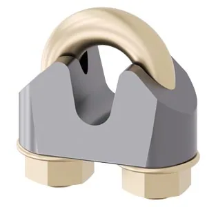 Sujetacables 5 mm, embalado como juego, para interruptor de tirón por cable