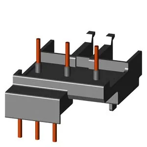 Electrical and mechanical connection block for motor starter