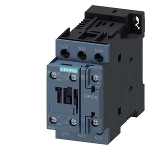 Contactor de potencia SIRIUS 3RT 25 A 11 kW AC3, bobina 24 V CD