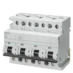 Interruptor termomagnético riel DIN 4 polos 100 A curva C 10 kA
