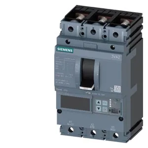 Interruptor de caja moldeada 3VA IEC 250 A 3P 55 kA, ETU8 LSIG (FS250)