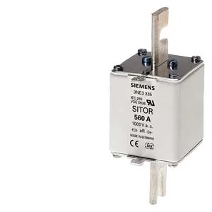 Cartucho fusible SITOR para semiconductores con contacto de cuchilla