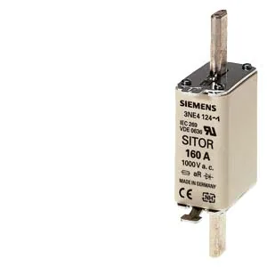 Cartucho fusible SITOR para semiconductores con contacto de cuchilla