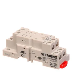 Touch-Safe Socket for 3TX7 Series Plug Relay
