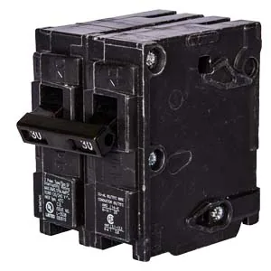 Interruptor termomagnético enchufable 2 polos 125 A 120/240 V 10 kA tipo QP
