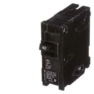 Interruptor termomagnético enchufable 1 polo 40 A 120 V 10 kA tipo QP