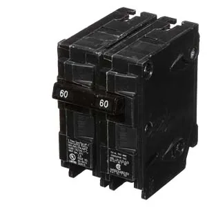 Interruptor termomagnético enchufable 2 polos 60 A 120/240 V 10 kA tipo QP