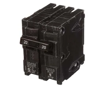 Interruptor termomagnético enchufable 2 polos 20 A 120/240 V 10 kA tipo QP