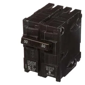 Interruptor termomagnético enchufable 2 polos 50 A 120/240 V 10 kA tipo QP