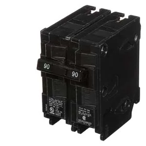 Interruptor termomagnético enchufable 2 polos 90 A 120/240 V 10 kA tipo QP