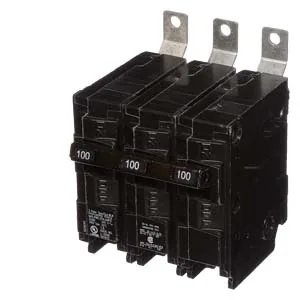 Interruptor termomagnético 3 polos 100 A 240 V 22 kA tipo BLH enchufable