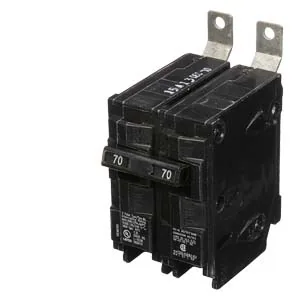Interruptor termomagnético 2 polos 70 A 120/240 V 10 kA tipo BL enchufable