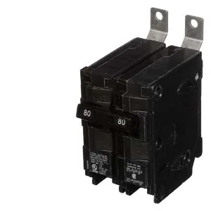 Interruptor termomagnético 2 polos 80 A 120/240 V 10 kA tipo BL enchufable