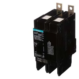 Interruptor termomagnético enchufable 2 polos 50 A 480 V c.a.