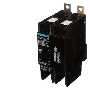Interruptor termomagnético enchufable 2 polos 60 A 480 V c.a.