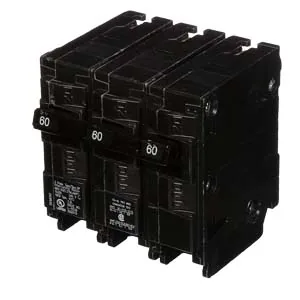 Interruptor termomagnético enchufable 3 polos 60 A 240 V 10 kA tipo QP