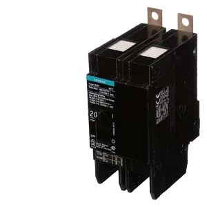 Interruptor termomagnético enchufable 2 polos 20 A 480 V c.a.
