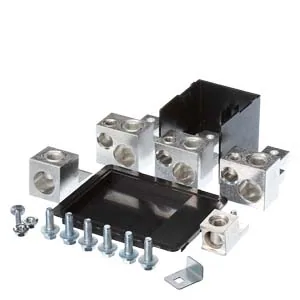 Kit de zapatas principales 3 fases para tablero P1, 400 A, aluminio, 600 kcmil