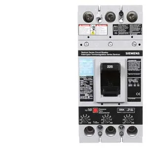 Interruptor de caja moldeada 3 polos 225 A 600 V 22 kA marco FD/FX