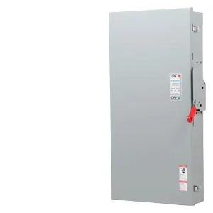 Interruptor de seguridad fusible 3 polos 400 A 240 V uso general NEMA 1