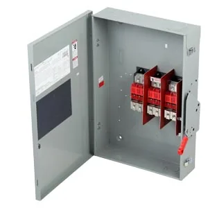 Interruptor de seguridad sin fusible 3 polos 400 A 600 V servicio pesado NEMA 1