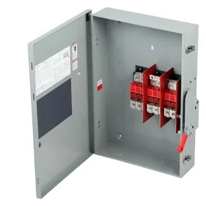 Interruptor de seguridad sin fusible 3 polos 400 A 600 V servicio pesado NEMA 3R