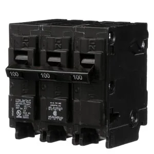 Kit de interruptor principal 100 A 3 fases QP 240 V 10 kA