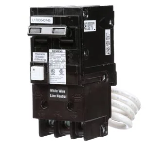 Interruptor termomagnético con falla a tierra GFCI 2 polos 40 A 120/240 V 10 kA tipo QPF