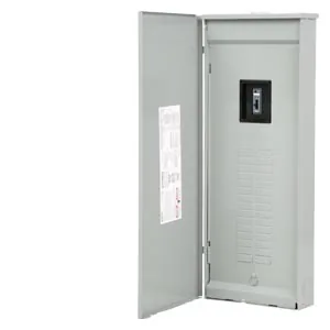 Centro de carga trifásico interruptor principal 30 espacios 54 circuitos 200 A barra de aluminio intemperie