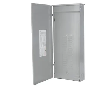 Centro de carga trifásico zapata principal 30 espacios 54 circuitos 200 A barra de aluminio intemperie