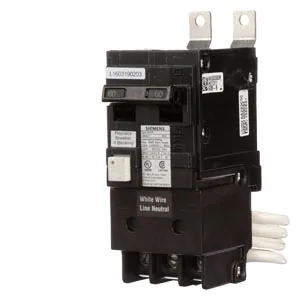 Interruptor termomagnético con protección GFCI 2 polos 60 A, tipo BL