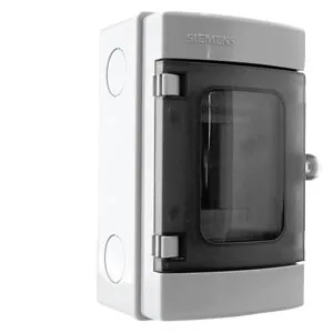 Interruptor en caja compacta 2 polos 125 A, gris claro, tapa transparente