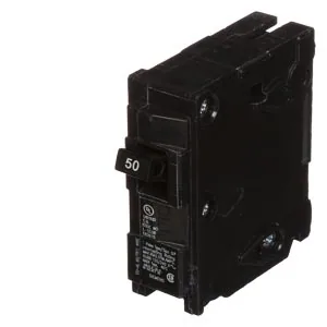 Interruptor termomagnético enchufable 1 polo 50 A 120 V 10 kA tipo QP