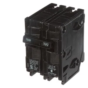Interruptor termomagnético enchufable 2 polos 100 A 120/240 V 10 kA tipo QP