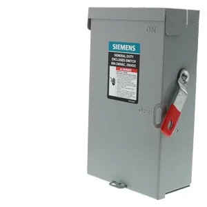 Interruptor de seguridad fusible Serie A 3 polos 4 hilos