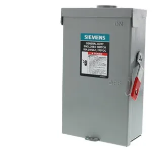 Interruptor de seguridad fusible Serie A 3 polos 4 hilos NEMA 3R