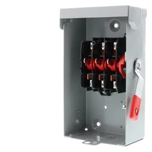Interruptor de seguridad sin fusible Serie A 3 polos 3 hilos