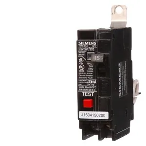 Interruptor termomagnético tipo BLE 1 polo 15 A 120 V 10 kA