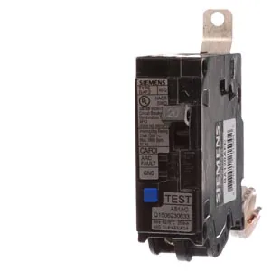 Interruptor termomagnético con protección AFCI 1 polo 20 A, tipo BL