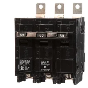 Interruptor termomagnético 3 polos 60 A 240 V 10 kA tipo BL enchufable