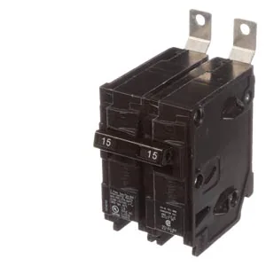 Interruptor termomagnético 2 polos 15 A 120/240 V 22 kA tipo BLH enchufable
