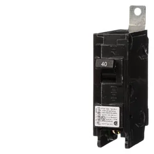 Interruptor termomagnético 1 polo 40 A 120 V 22 kA tipo BLH enchufable