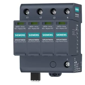 Supresor de sobretensión ISPD tipo 1 UL 1449, 4 polos, 600Y/347 V + N, 347 V CA nominal, 480 V por fase