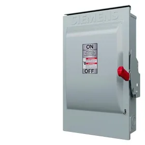 Interruptor de seguridad sin fusible 3 polos 200 A 600 V servicio pesado NEMA 3R